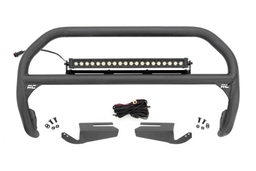 OE Bumper Nudge Bar with Cool White DRL LED Bar for Bronco, Rough Country 51102