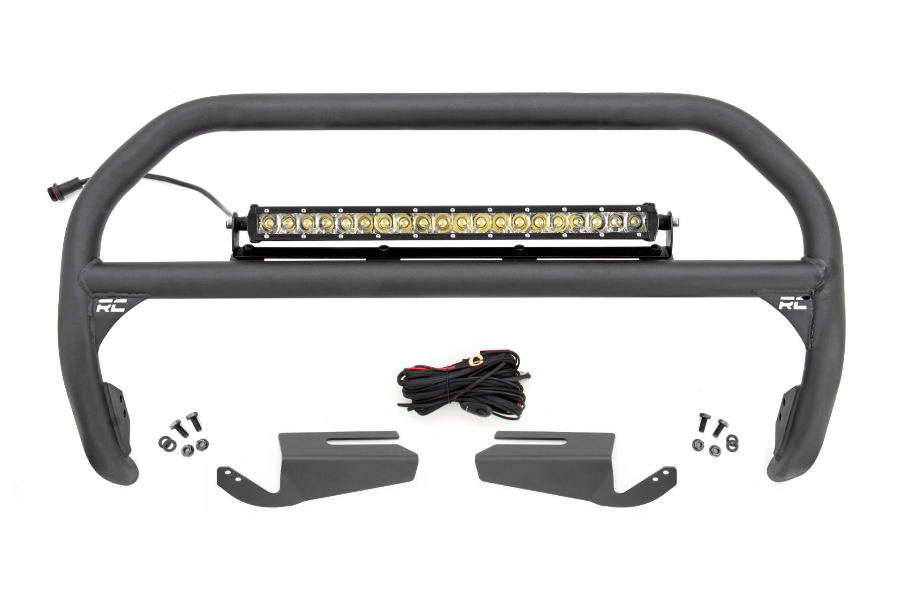 Rough Country OE Bumper Nudge Bar with 20-Inch Spectrum LED Bar for Bronco