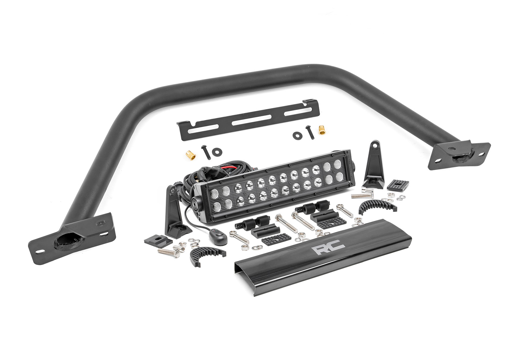 Rough Country Dual-Row 12-Inch LED Safari Bar Kit for Ford Bronco 4WD