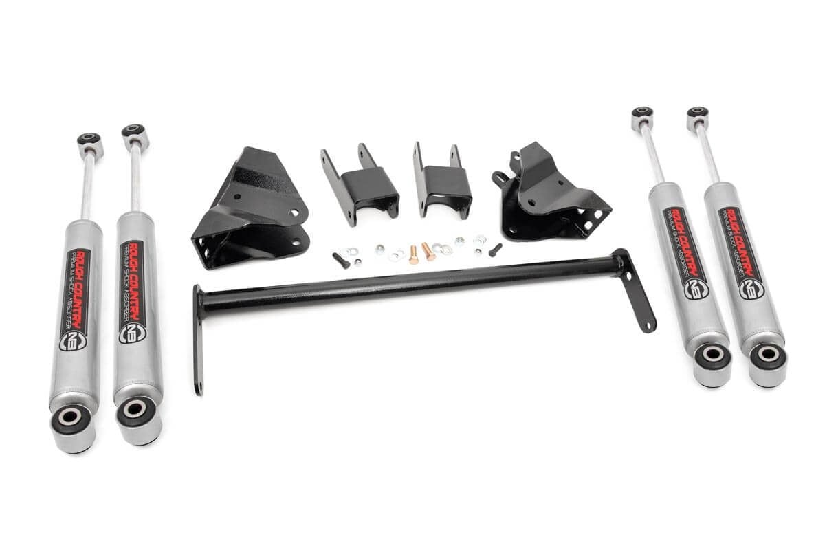 Rough Country 2 Inch Leveling Kit with N3 Shocks for 1999–2004 Ford Super Duty