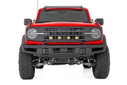 Black Series LED Light Bar Mount for Ford Bronco 4WD (2021-2025), view 3, Rough Country 51136