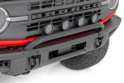 Black Series LED Light Bar Mount for Ford Bronco 4WD (2021-2025), view 5, Rough Country 51136