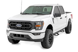 SRL2 Adjustable Aluminum Step Rail for F-150 Crew Cab, view 2, Rough Country 51141