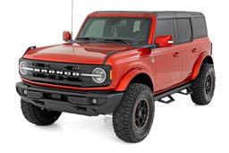 SRL2 Adjustable Aluminum Step Rails for 2021-2025 Ford Bronco 4WD, view 2, Rough Country 51143