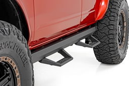 SRL2 Adjustable Aluminum Step Rails for 2021-2025 Ford Bronco 4WD, view 3, Rough Country 51143