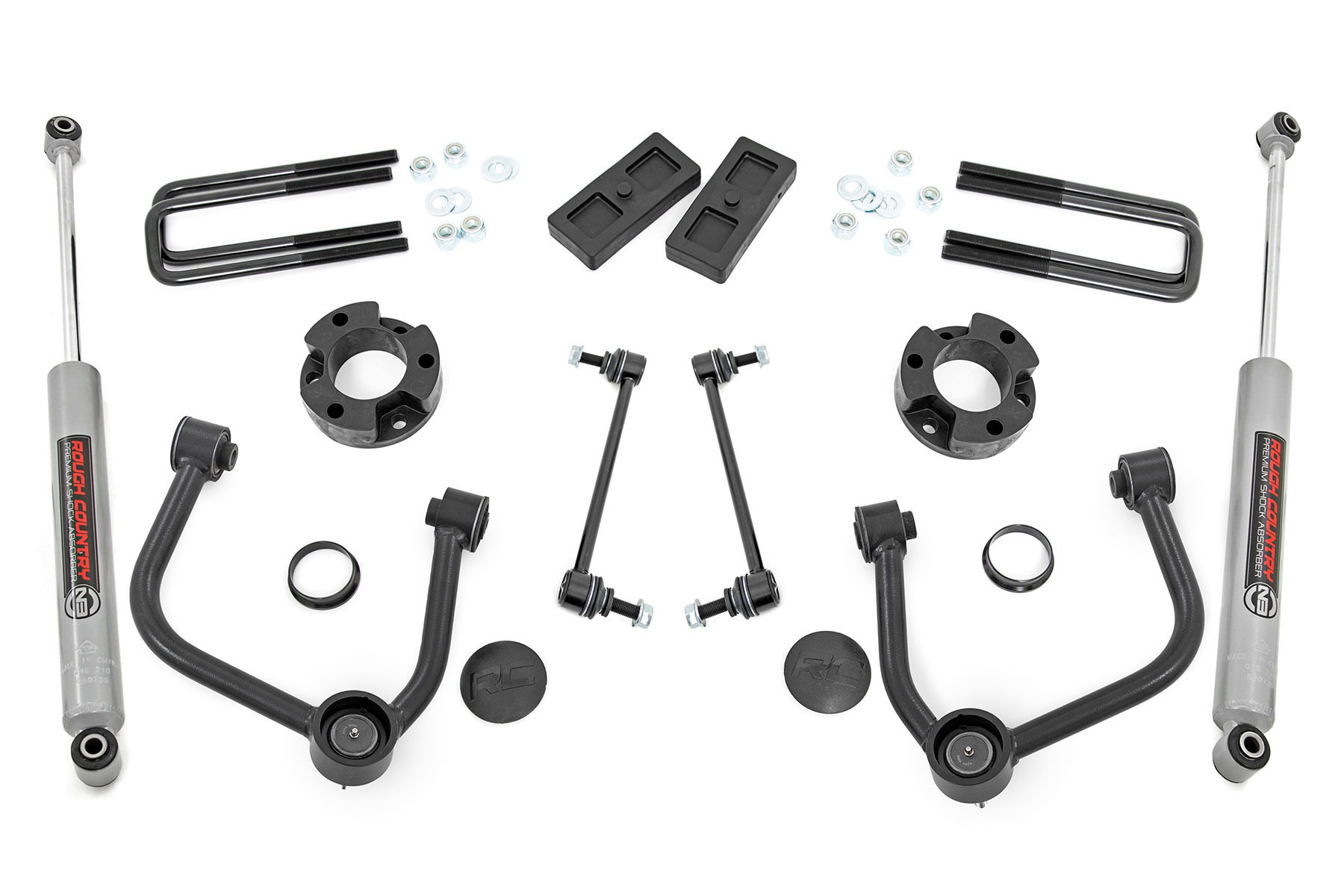 Rough Country 3.5-Inch Lift Kit for 2024–2025 Ford Ranger 4WD