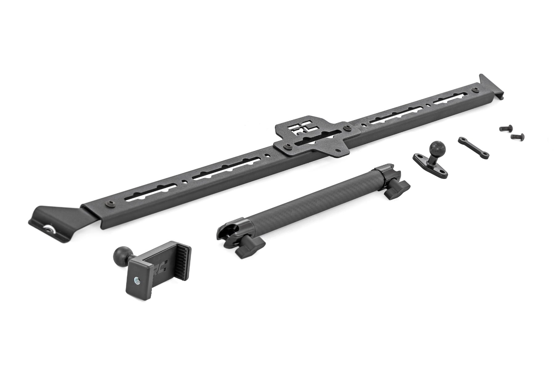 Rough Country 10-Inch Clamp Dash Mount and Phone Holder for Ford Bronco
