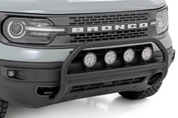 Nudge Bar for Ford Bronco Sport AWD with Tow Hooks (2021–2024), view 2, Rough Country 51154