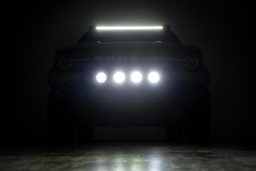 Nudge Bar with 20-Inch LED Bar for Ford Bronco Sport AWD (2021–2024), view 6, Rough Country 51155