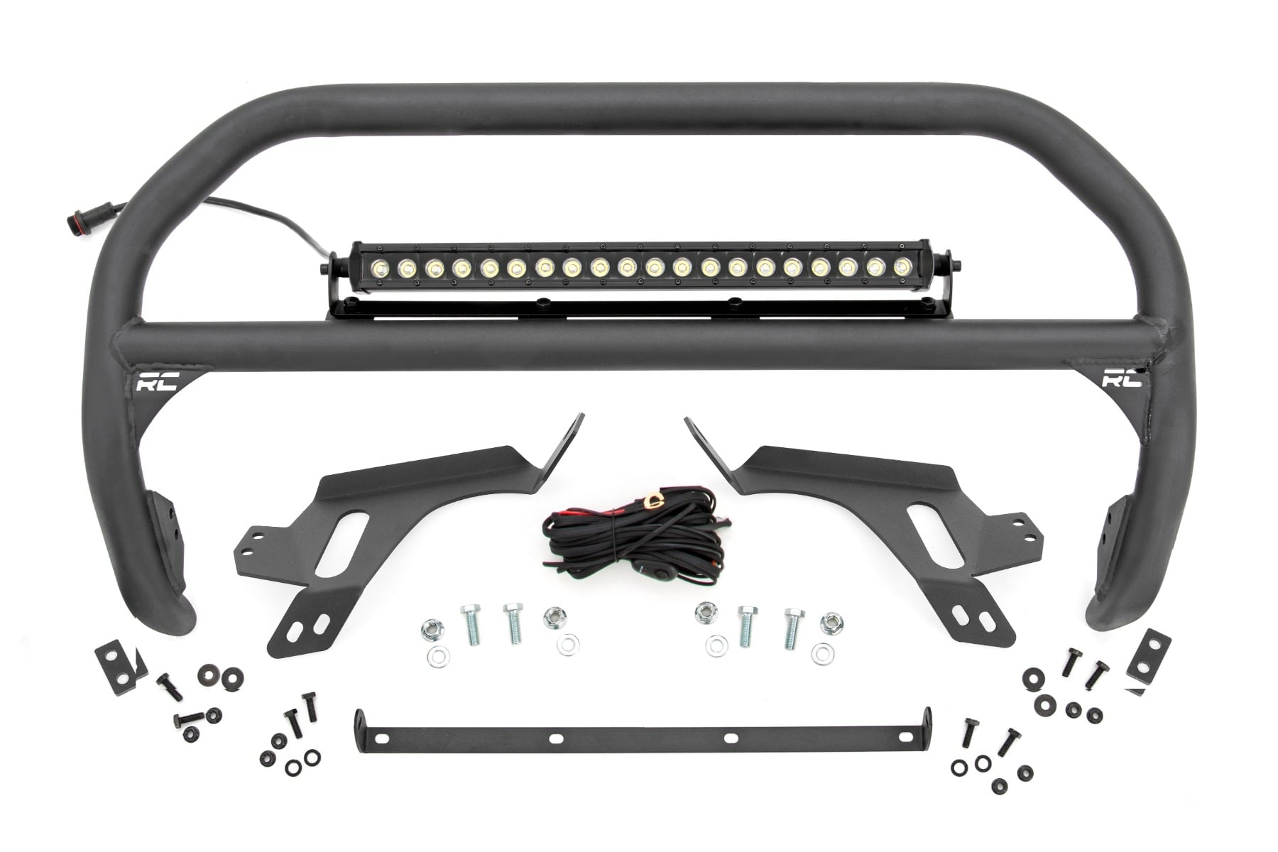 Rough Country Nudge Bar with 20-Inch LED Bar for Ford Bronco Sport AWD