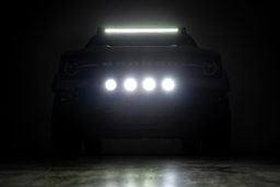 Nudge Bar with 20-Inch DRL Light Bar for Bronco Sport AWD (2021–2024), view 6, Rough Country 51156