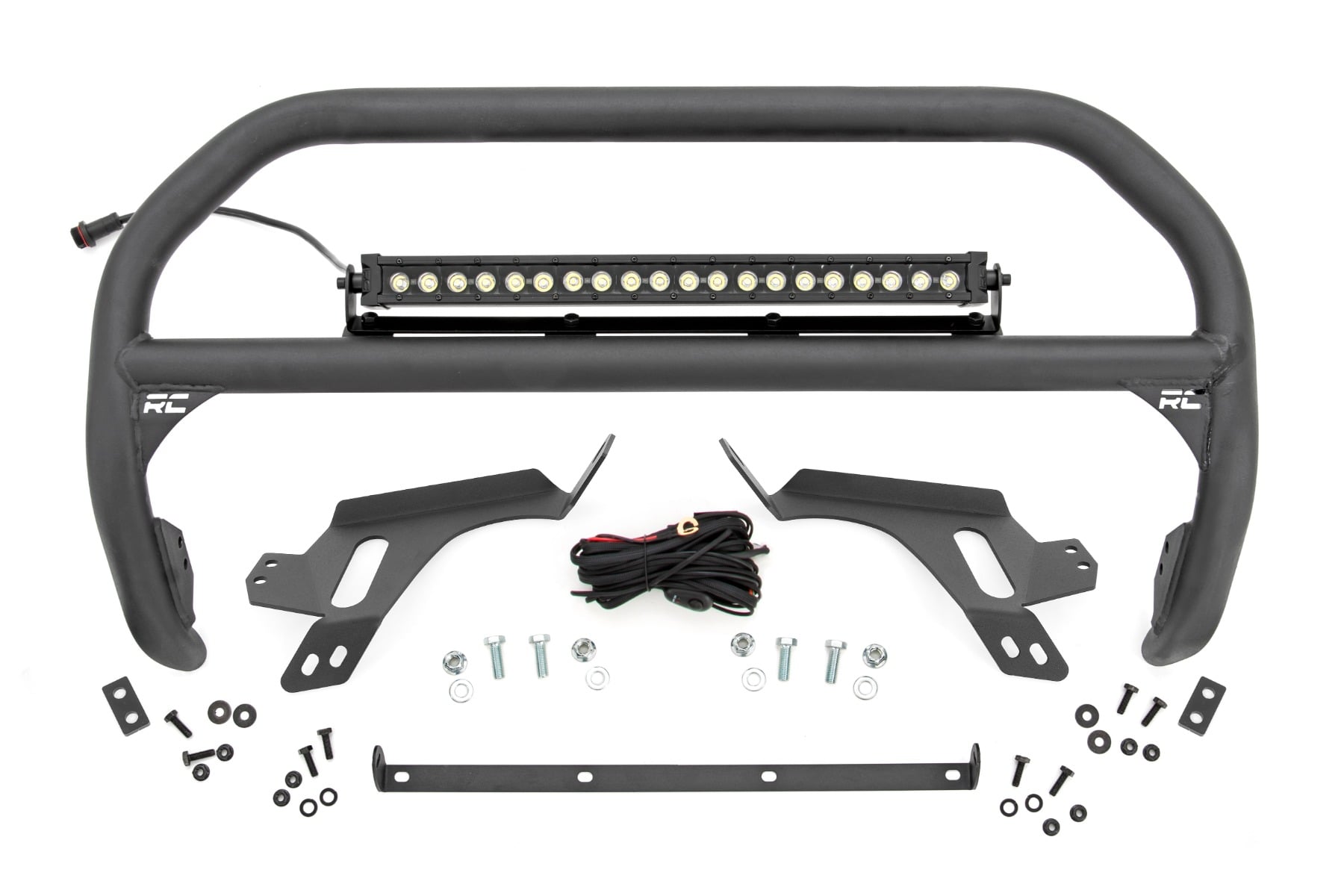 Rough Country Nudge Bar with 20-Inch DRL Light Bar for Bronco Sport AWD