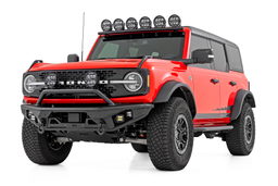 Tubular Front Bumper with Hoop for 2021-2025 Ford Bronco 4WD, view 4, Rough Country 51200A