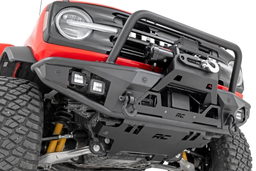 Tubular Winch-Ready Front Bumper for 2021-2025 Ford Bronco 4WD, view 4, Rough Country 51205