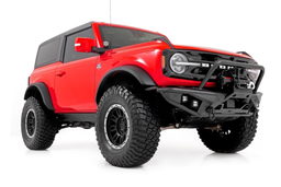 Tubular Winch-Ready Front Bumper for 2021-2025 Ford Bronco 4WD, view 5, Rough Country 51205