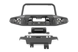 Tubular Winch-Ready Front Bumper for 2021-2025 Ford Bronco 4WD, Rough Country 51205