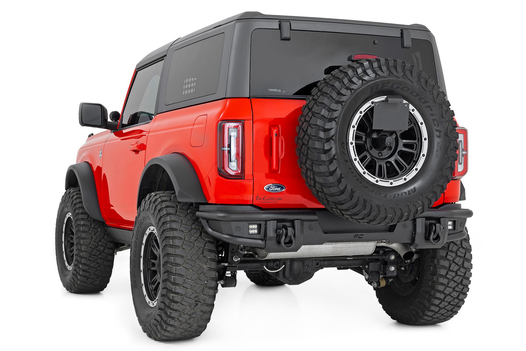 Tubular Rear Bumper for 2021-2025 Ford Bronco 4WD, Rough Country 51210
