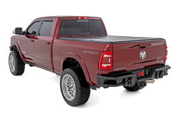 Tubular Rear Bumper with D-Rings and Sensor Inserts, Rough Country 51213