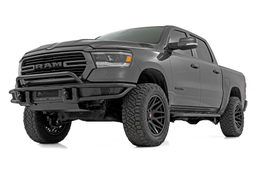 Tubular Front Bumper with Skid Plate for Ram 1500 (2019-2024), view 2, Rough Country 51214