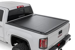 Powered Retractable Bed Cover for Silverado/Sierra 1500 5'9" Bed shown installed, Rough Country 51214550