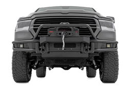 Tubular Winch-Tray Front Bumper for Ram 1500 (2019-2024), Rough Country 51214W