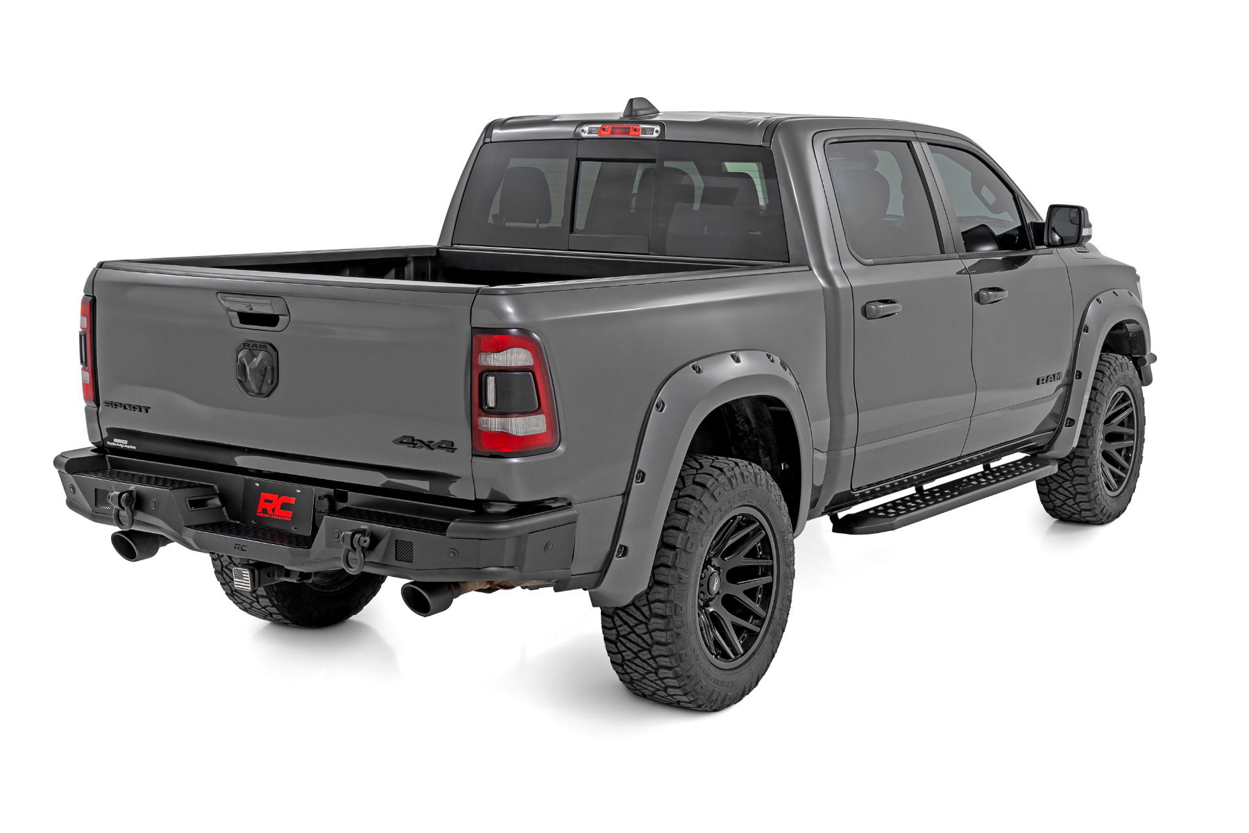 Tubular Rear Bumper for Ram 1500 (2019-2025), Rough Country 51215