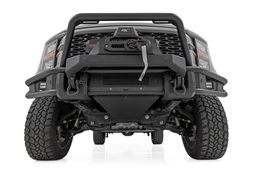 Tubular Winch Front Bumper for Ford F-150 (2021-2023), view 2, Rough Country 51216W