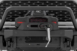 Tubular Winch Front Bumper for Ford F-150 (2021-2023), view 3, Rough Country 51216W