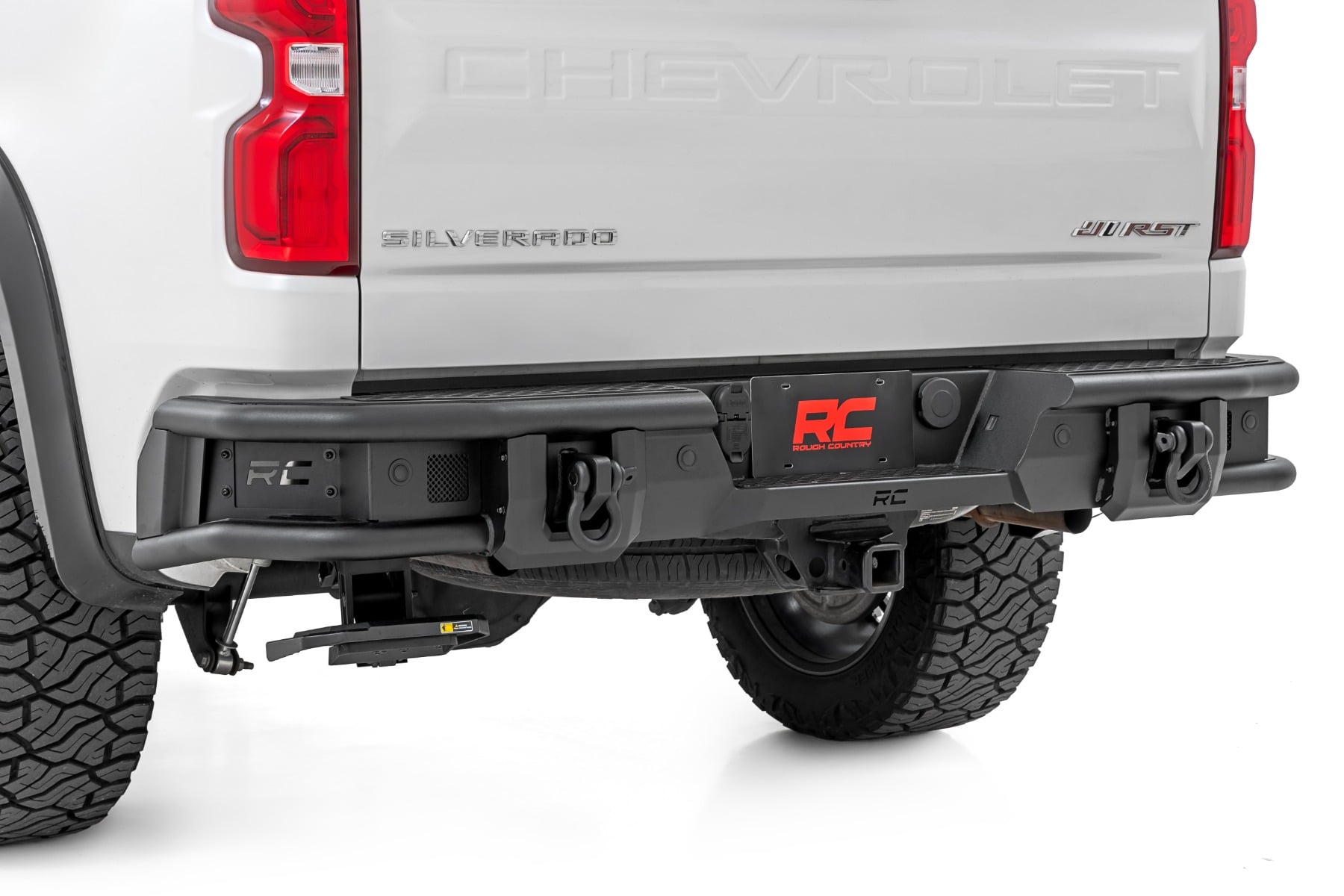 Tubular Rear Bumper for Silverado 1500 (2019-2025) — Rough Country 51219 — Rear Bumpers