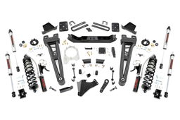 6-Inch Vertex Coilover Lift Kit for Ford Super Duty 4WD for Trucks with Overloads, Rough Country 51258