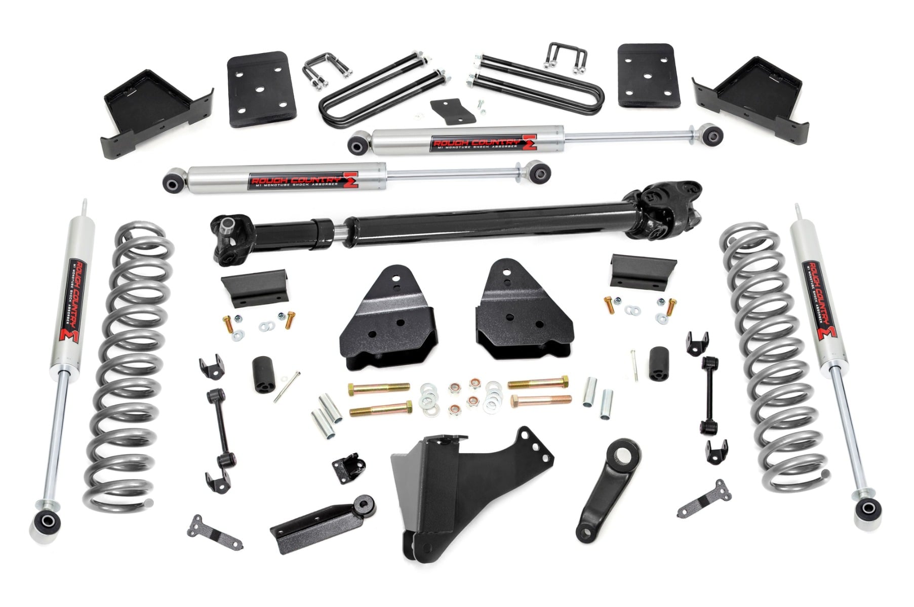 Rough Country 6-Inch Lift Kit with M1 Shocks for F-250/F-350 4WD