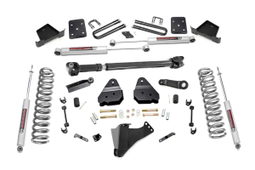 6-Inch Lift Kit with N3 Shocks for Ford Super Duty 4WD (2017–2022) with Front CV Drive Shaft, Rough Country 51721