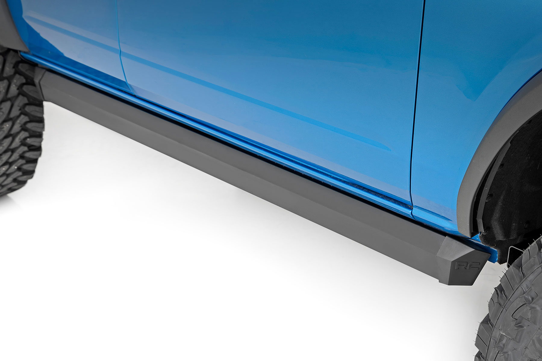 Rough Country SR2 Aluminum Step Rails for 2021-2025 Ford Bronco 4WD