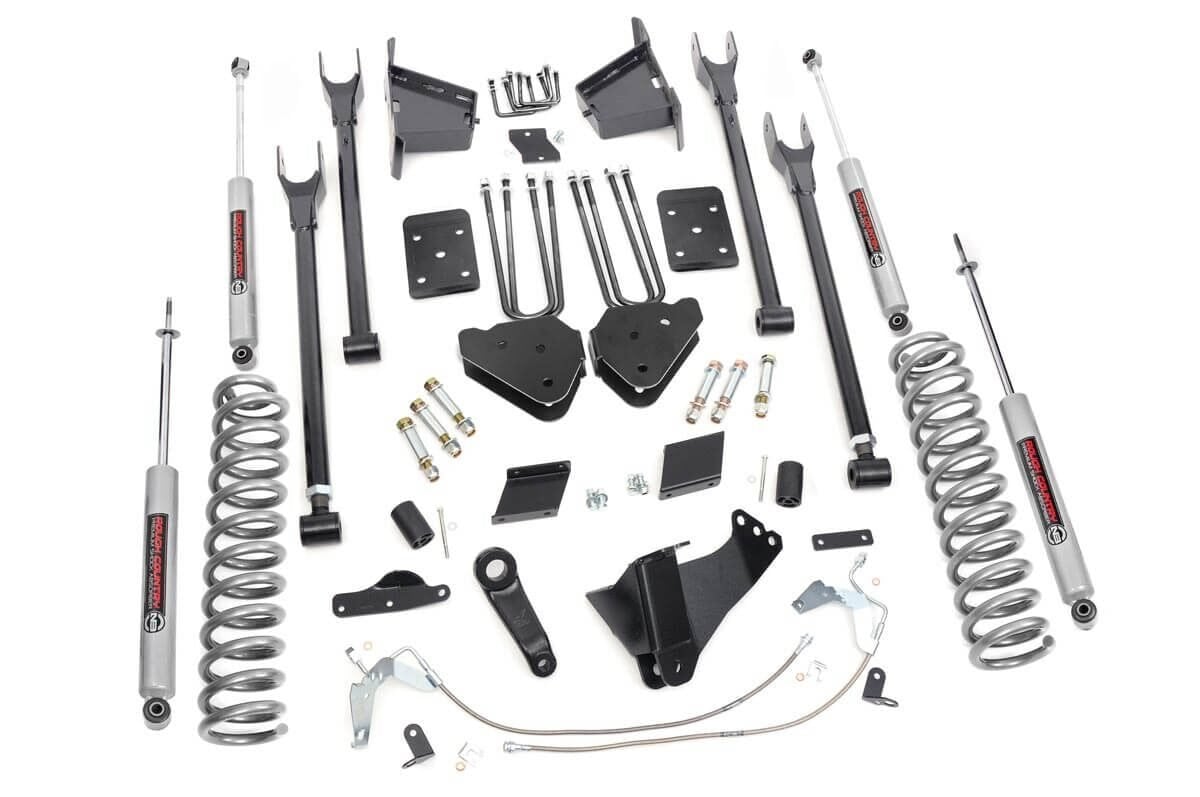Rough Country 6-Inch Lift Kit with N3 Shocks for 2015–2016 F-250 Super Duty 4WD