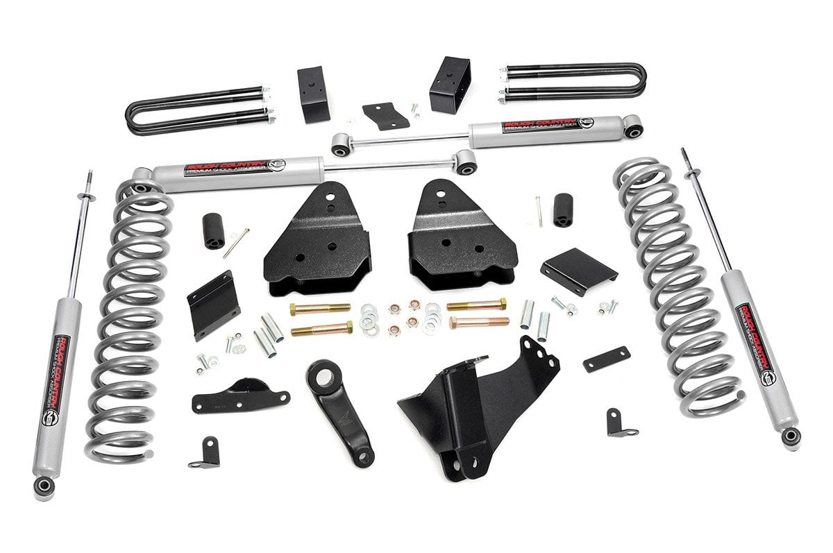 Rough Country 4.5-Inch Lift Kit with N3 Shocks for F-250 Super Duty 4WD