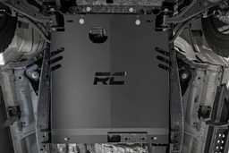 Catalytic Converter Shield for 2015–2025 Ford F-150 shown installed, Rough Country 53001