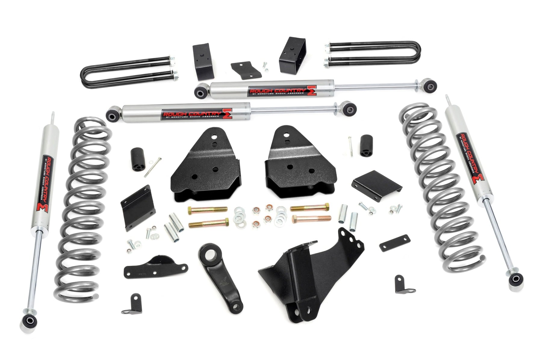 Rough Country 4.5-Inch Lift Kit with M1 Shocks for Ford F-250 4WD