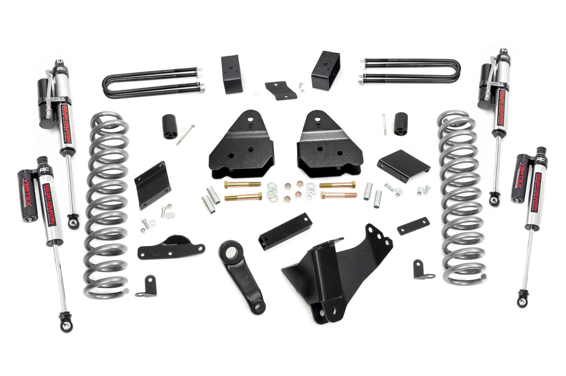 Rough Country 4.5-Inch Lift Kit with Vertex Shocks for F-250 Super Duty 4WD