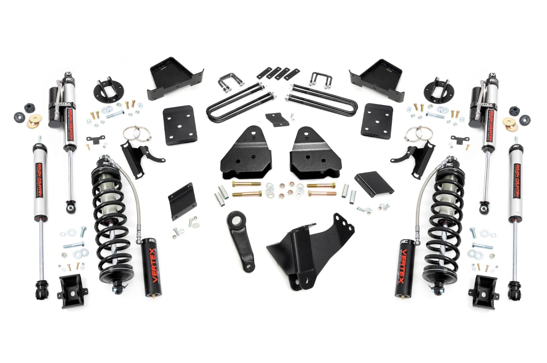 Rough Country 4.5-Inch Vertex Coilover Lift Kit for 2011–2014 F-250 4WD