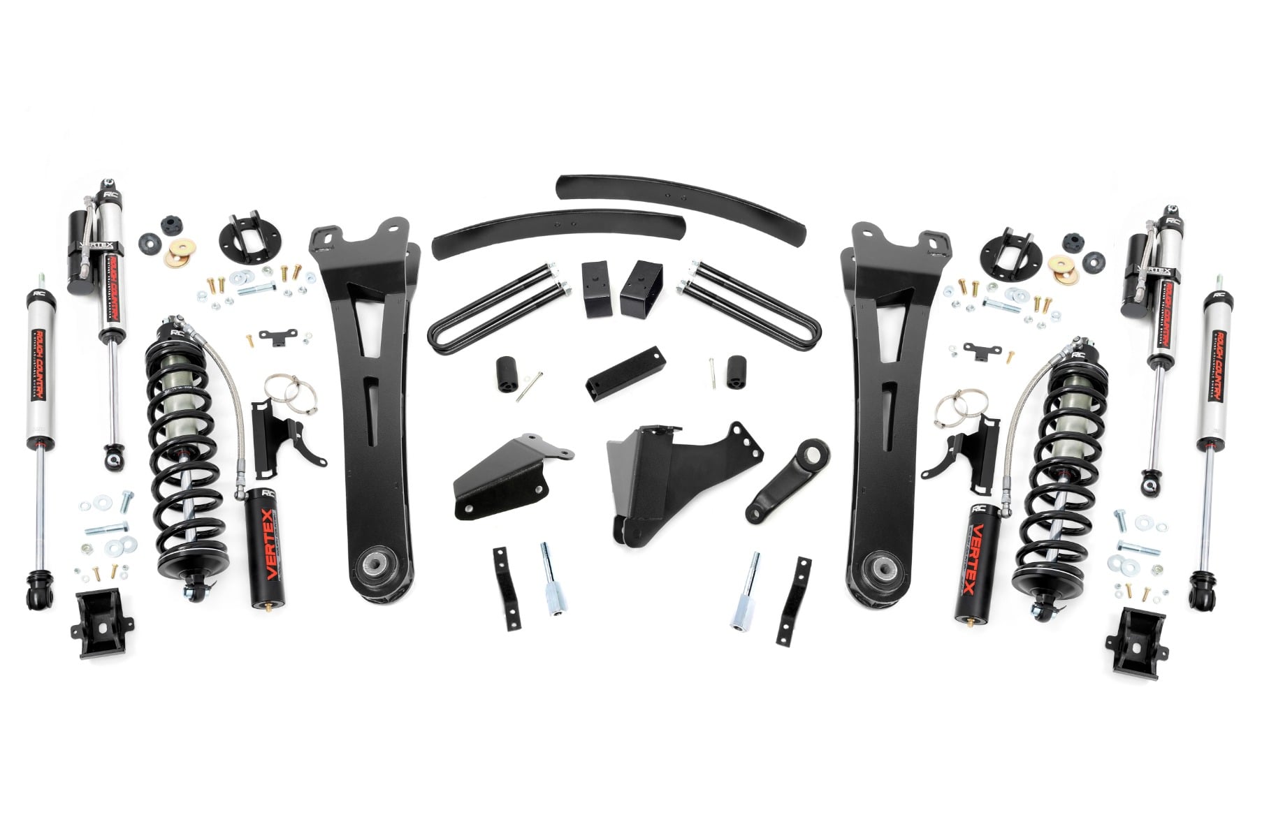 Rough Country 6-Inch Lift Kit with Vertex Shocks for Super Duty 4WD