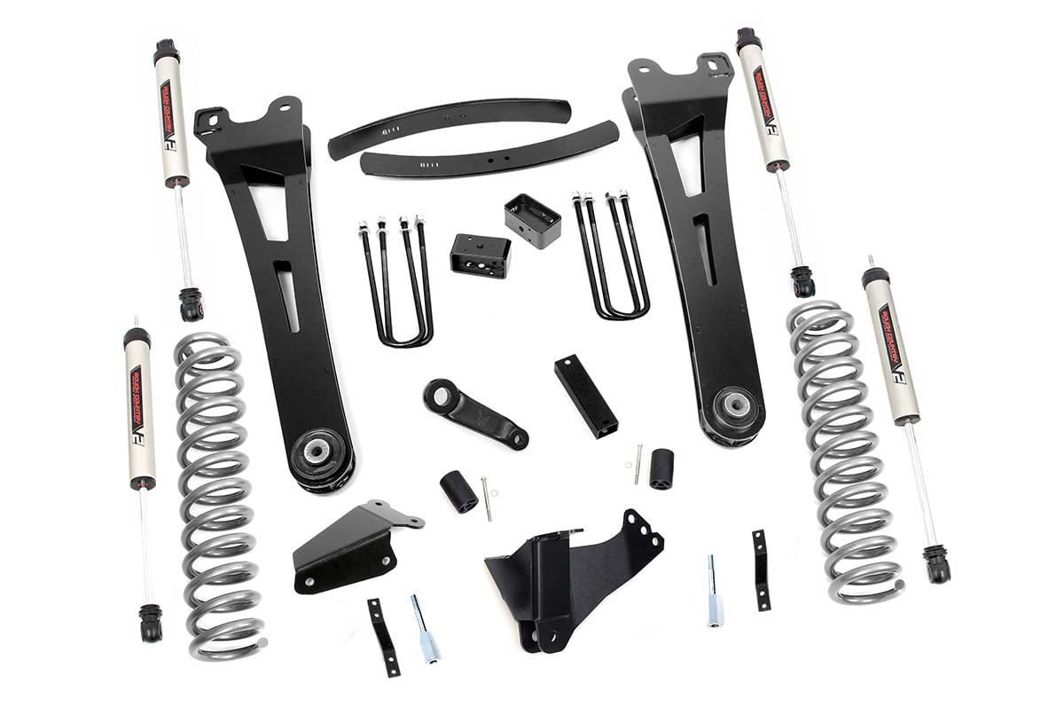 6-Inch Lift Kit with V2 Shocks for 2005-2007 F-250/F-350 4WD, Rough Country 53770