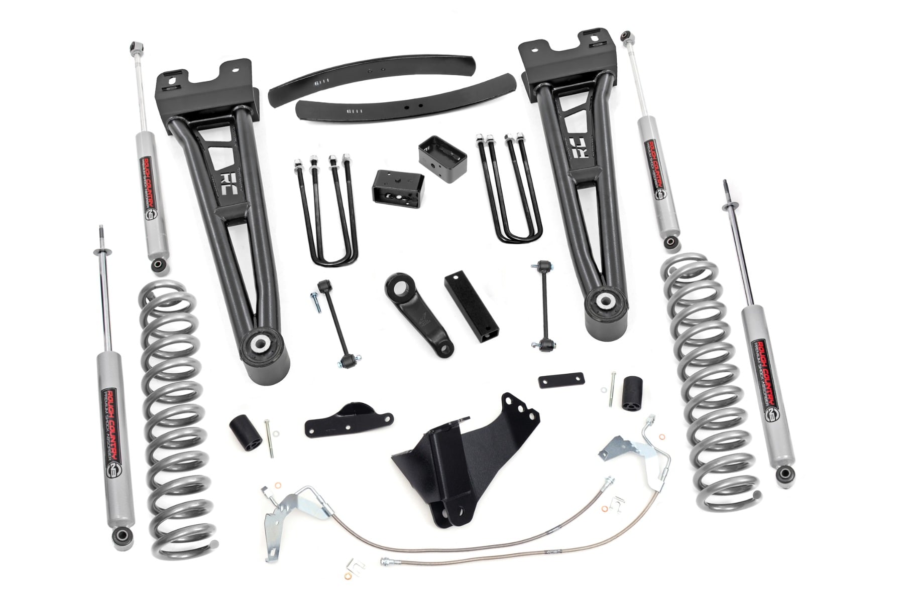 6-Inch Lift Kit with N3 Shocks for Ford Super Duty 4WD (2008–2010), Rough Country 539.20