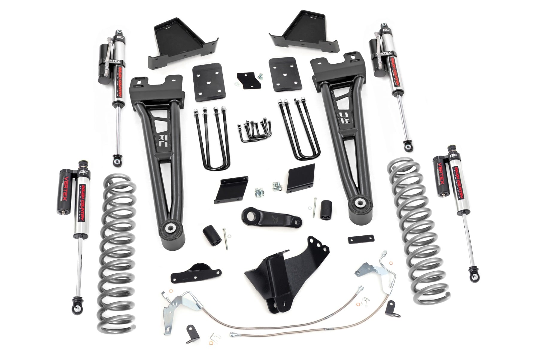 6-Inch Lift Kit with Vertex Shocks for 2011–2014 F-250 Super Duty 4WD, Rough Country 54050