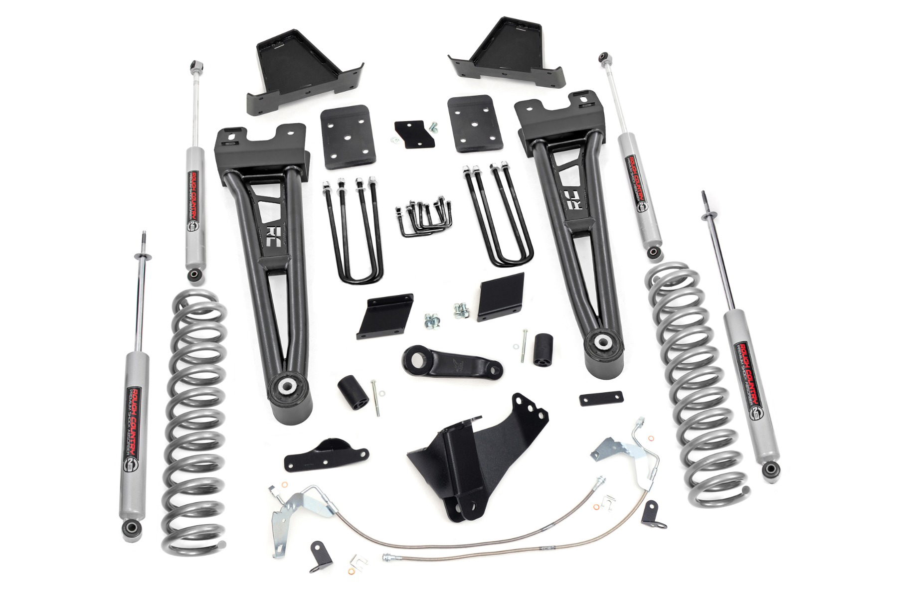 6-Inch Lift Kit with N3 Shocks for Ford F-250 4WD (2015–2016), Rough Country 542.20