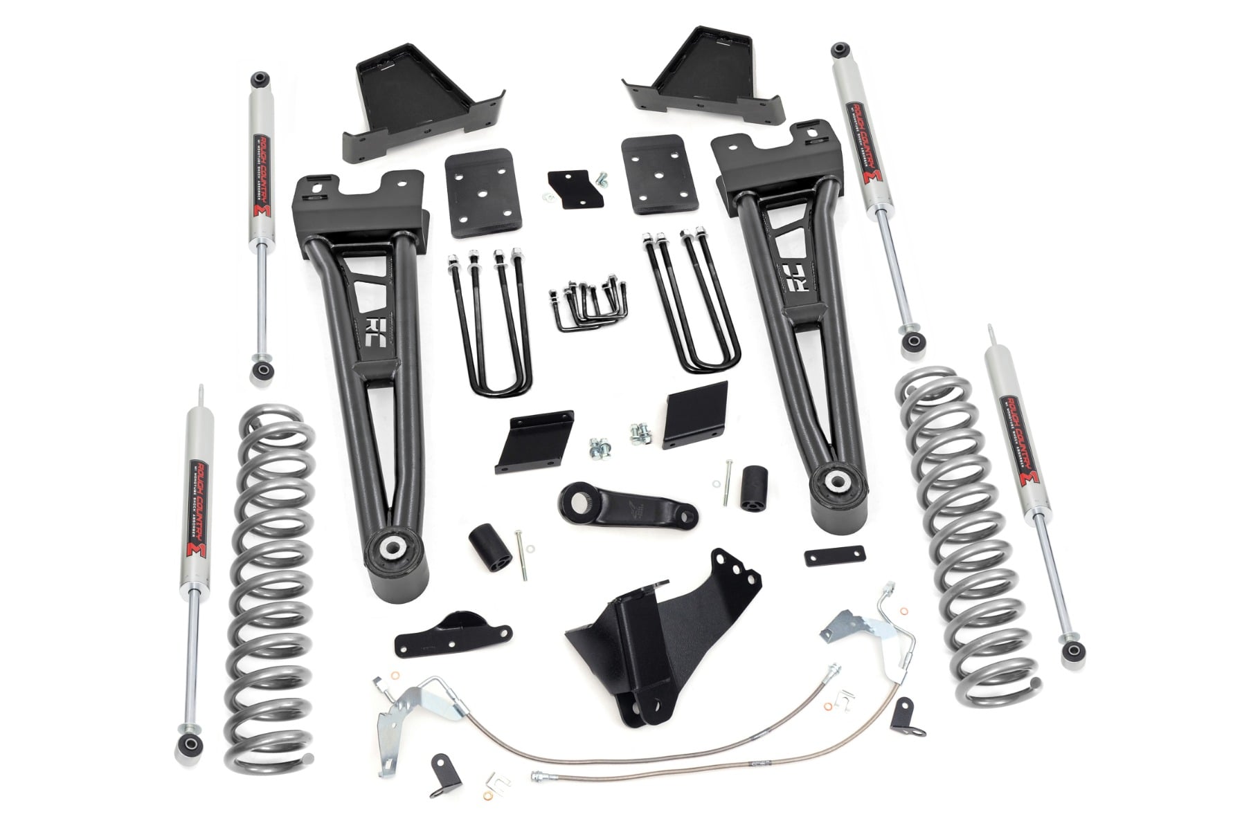6-Inch Lift Kit with M1 Shocks for F-250 Super Duty 4WD (2015–2016), Rough Country 54340: Lift Kits