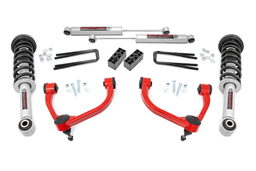 3-Inch Lift Kit with N3 Shocks for 2009–2013 Ford F-150 4WD, Rough Country 54431RED