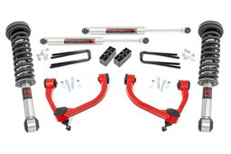 3-Inch Lift Kit with M1 Shocks for 2009–2013 Ford F-150, Rough Country 54440RED