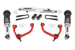 3-Inch Lift Kit with N3 Shocks for 2014–2020 Ford F-150 4WD, Rough Country 54531RED