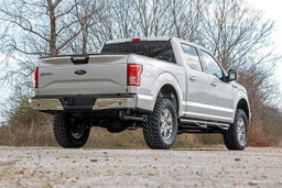 3-Inch Lift Kit with Vertex Shocks for 2014–2020 Ford F-150 4WD, view 4, Rough Country 54550RED