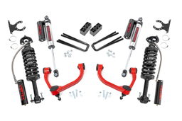 3-Inch Lift Kit with Vertex Shocks for 2014–2020 Ford F-150 4WD, Rough Country 54550RED